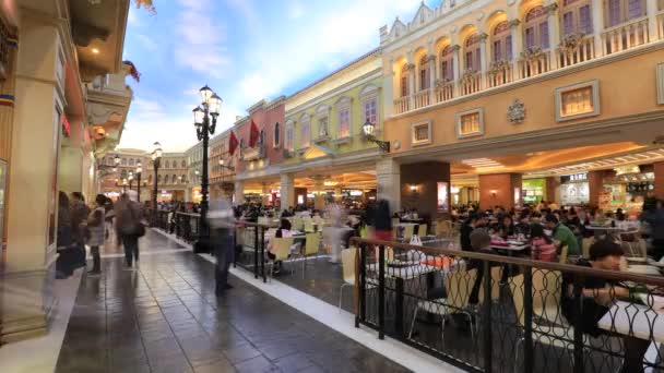Venedik Makao mimarisi — Stok video