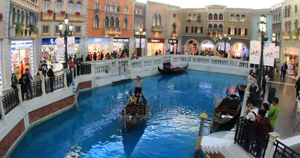 Centro comercial Venetian Casino — Vídeo de Stock