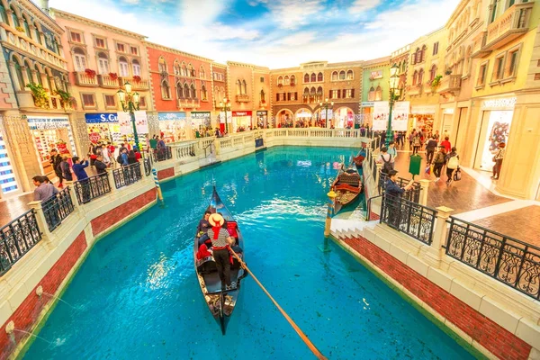 Góndola en el Casino Veneciano — Foto de Stock