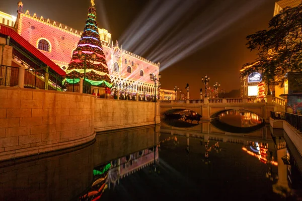 Navidad en Venetian Casino — Foto de Stock