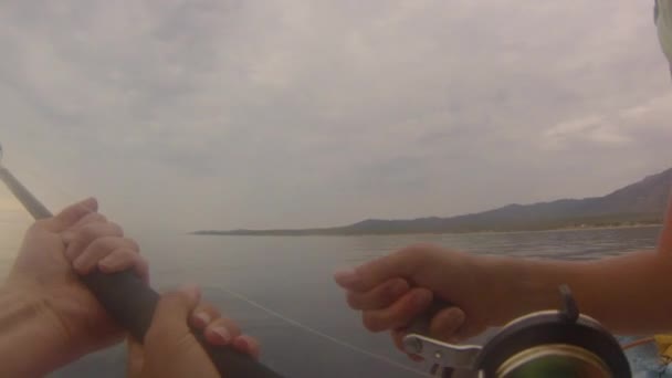 POV pesca Califórnia — Vídeo de Stock