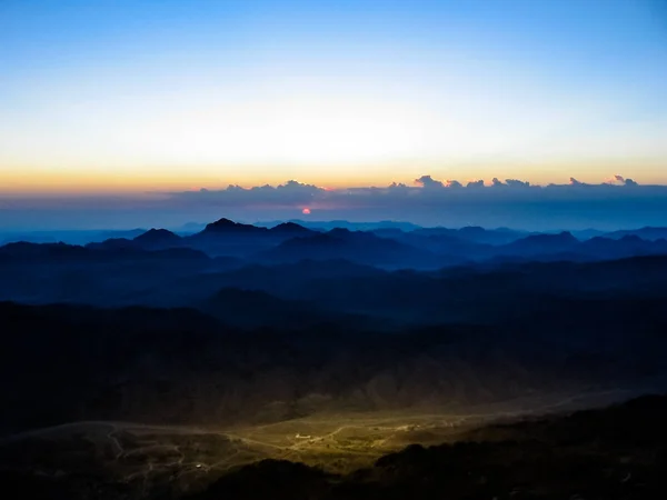 Monte Sinai ao nascer do sol — Fotografia de Stock