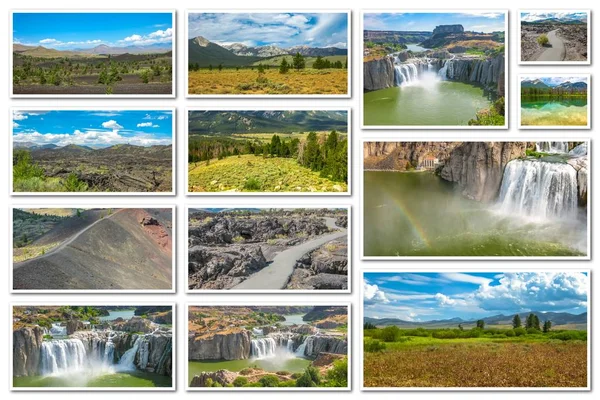 Idaho landschap collage — Stockfoto