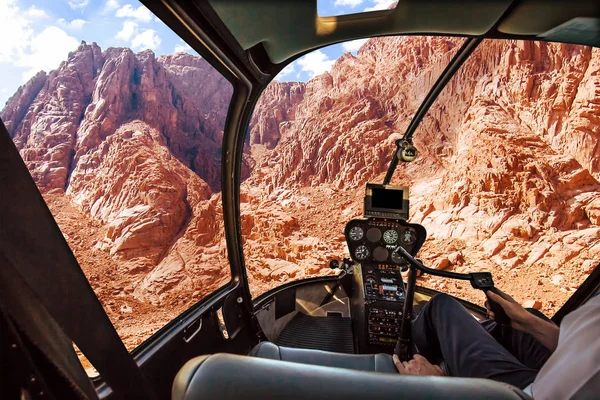 Helicóptero no Monte Horeb — Fotografia de Stock