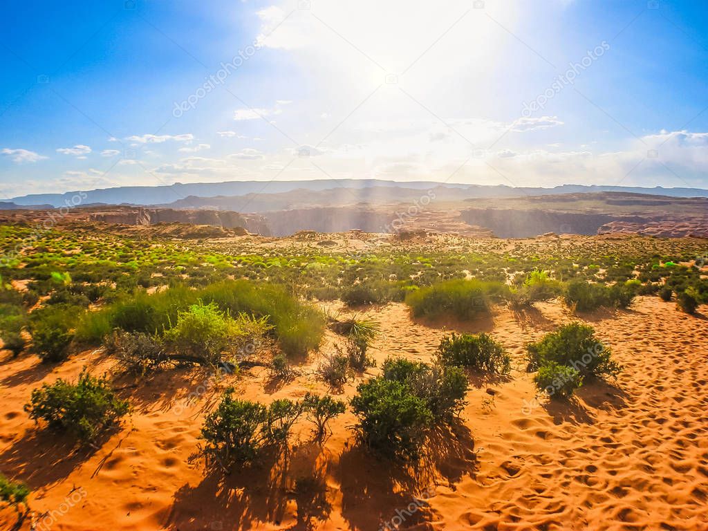 Horseshoe Bend desert