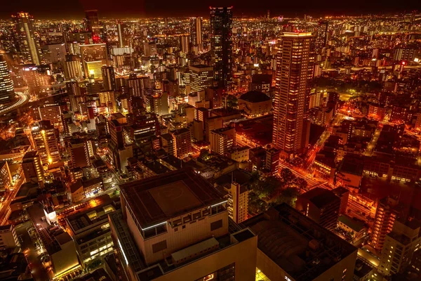 Osaka Japón nocturno — Foto de Stock