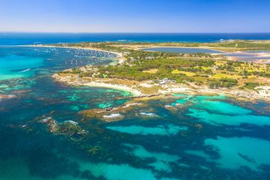 Rottnest Adası manzaralı uçuş