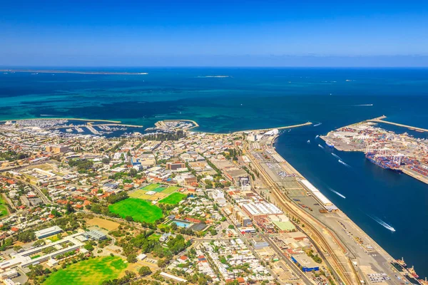 Fremantle Harbour hava — Stok fotoğraf