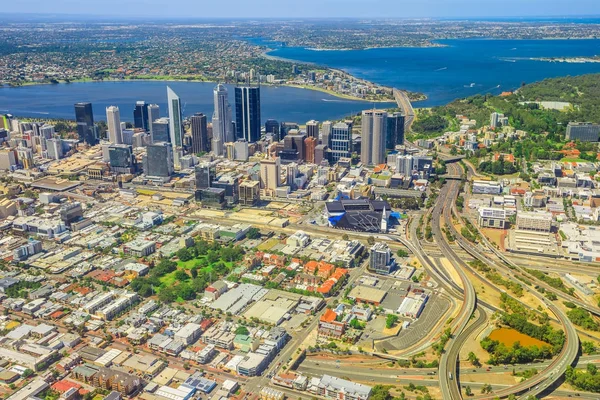 Perth Downtown aerial — Stock Photo, Image