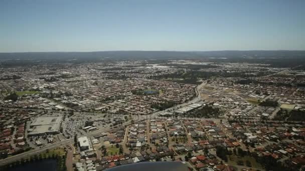 Luchtfoto van Perth Canning Vale — Stockvideo