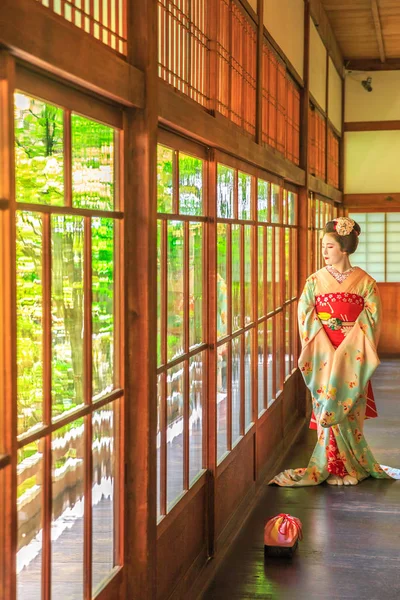 Geisha makeup Kyoto — Stockfoto