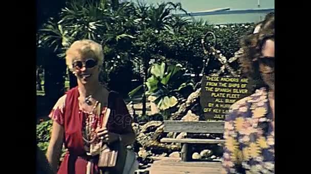 1970-talet Miami Seaquarium — Stockvideo