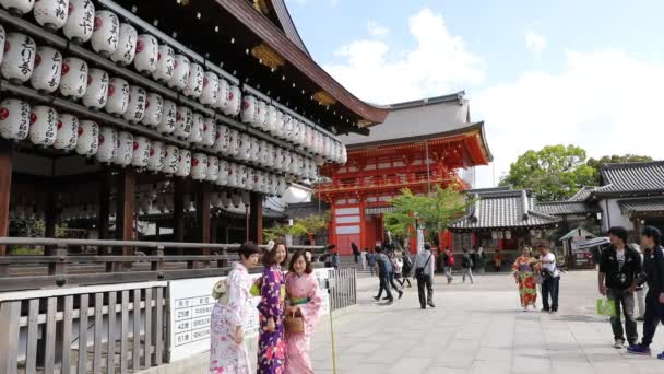 八坂神社京都の selfie — ストック動画