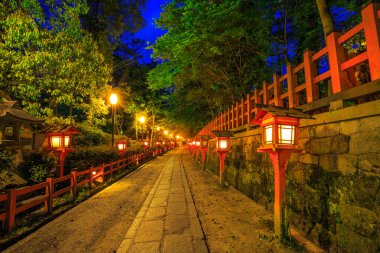 Gion Shrine by night clipart
