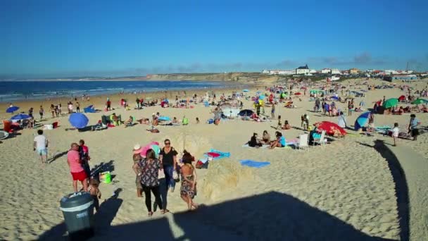 Baleal beach Kuzey — Stok video