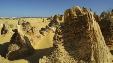 Pinnacles çöl manzarası