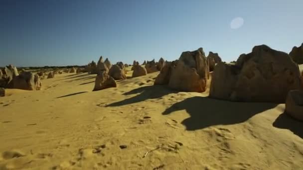 O Deserto dos Pináculos — Vídeo de Stock