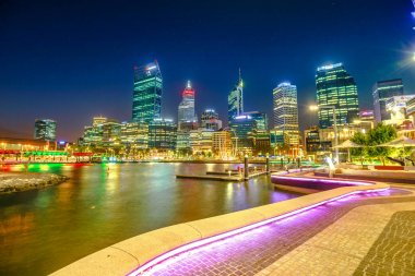 Elizabeth Quay gece