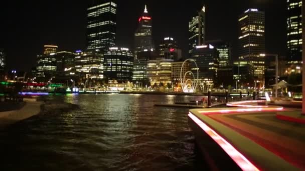 Elizabeth quay marina — Stockvideo