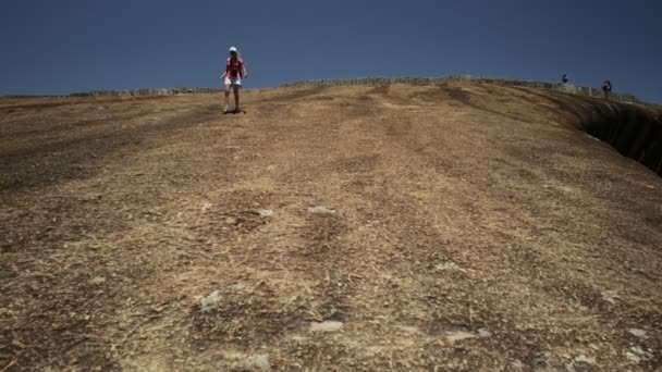 Wave Rock landschap — Stockvideo