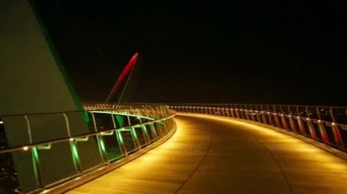 Elizabeth Quay Köprüsü hyperlapse