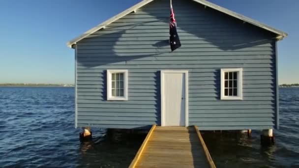 Boat House in Perth — Stock Video