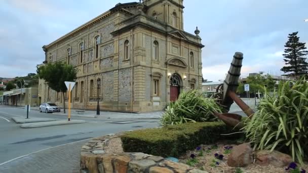 Town Hall in Albany Australia — Stock Video