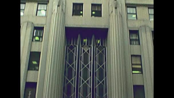 Archivní Empire State Building — Stock video
