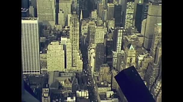 Empire State Building Flygfoto — Stockvideo