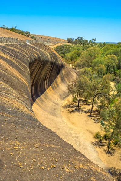 Wave Rock from top — Stock Photo, Image