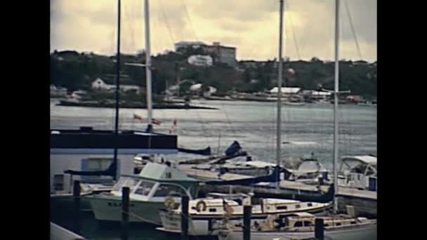Portul Nassau Bahamas — Videoclip de stoc