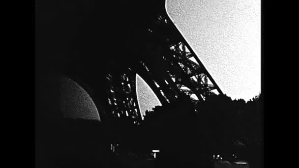 Torre Eiffel París — Vídeo de stock