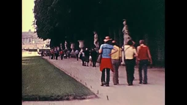 1970-es évekbeli Versailles-i palota — Stock videók