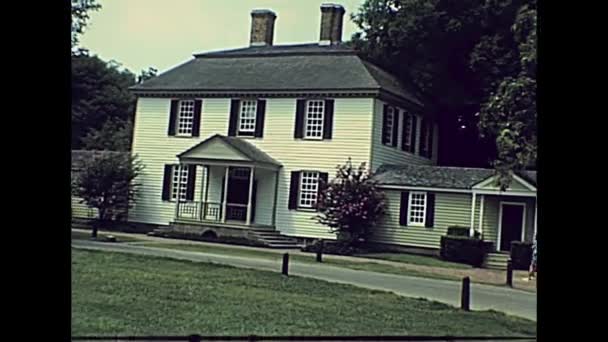 Villaggio storico di Colonial Williamsburg — Video Stock
