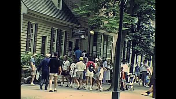 Colonial Williamsburg-üzletek — Stock videók