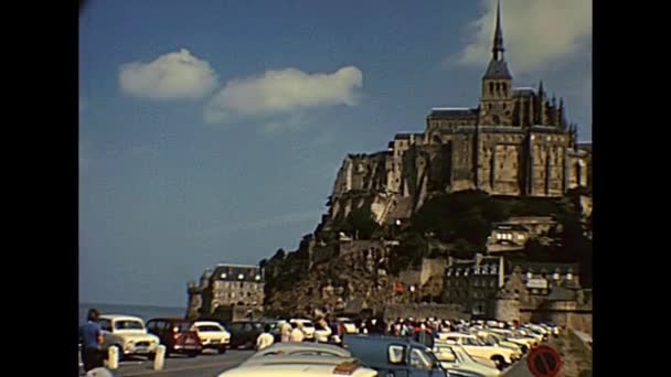 Saint michaels mount 70er panorama — Stockvideo