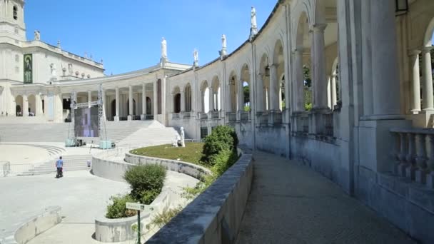 Basilica of Nossa Senhora Fatima — Stockvideo