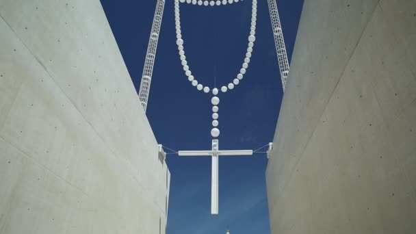 Giant Rosary in fatima — Stock Video