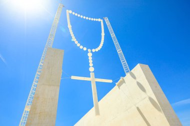 Giant Rosary in fatima clipart
