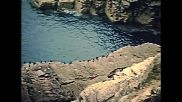 Widok z lotu ptaka morskiego Saint Malo — Wideo stockowe
