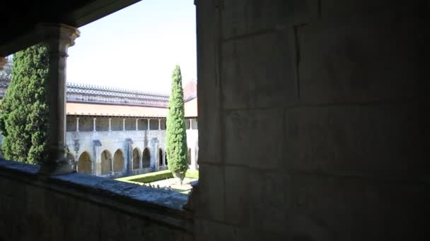 Монастир Batalha повітряні — стокове відео