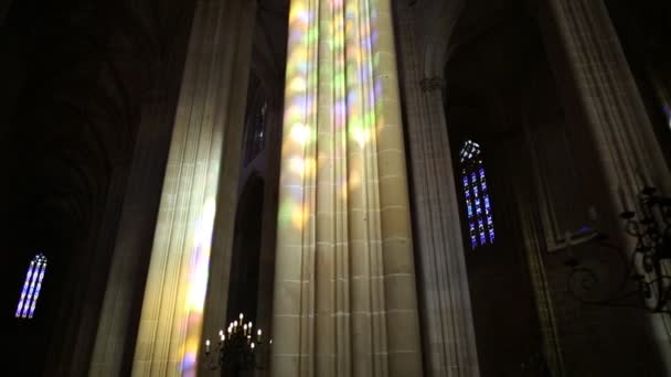 Catedral de Batalha Techo — Vídeos de Stock