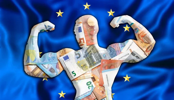 Europa Forte euro — Foto Stock