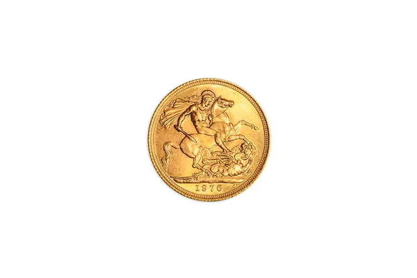 Uma libra de ouro — Fotografia de Stock