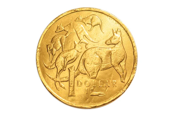 Σοκολάτα Δολάριο Αυστραλίας χρυσό — Φωτογραφία Αρχείου