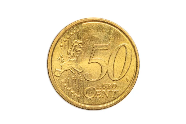 Europe 50 euro cents — Stock fotografie