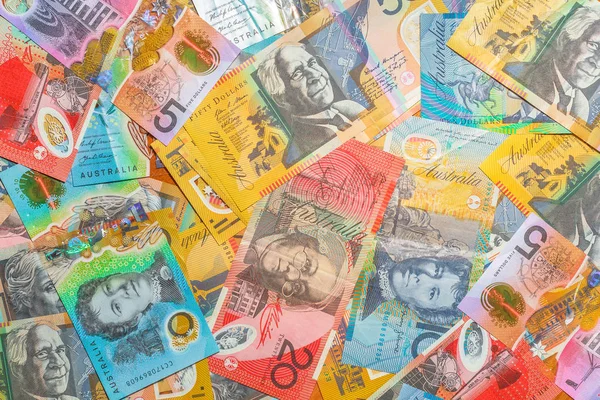 Australiska dollar bakgrund — Stockfoto