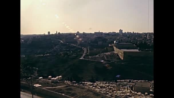 Oude stad van Jeruzalem — Stockvideo