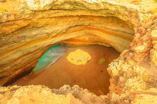 Caverna de Benagil aérea — Fotografia de Stock