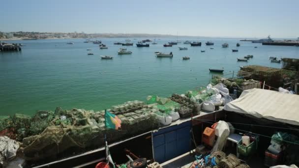 Ribeira Beach Cascais — Stockvideo